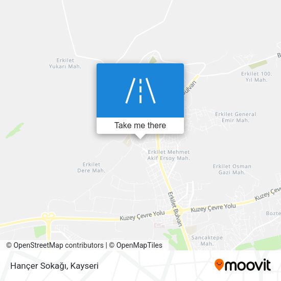 Hançer Sokağı map