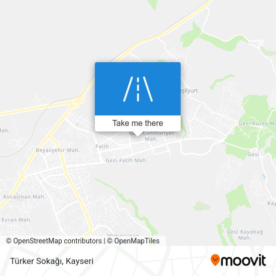 Türker Sokağı map
