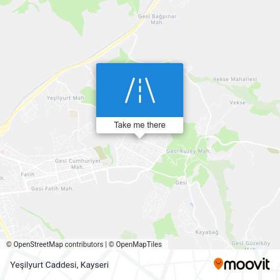 Yeşilyurt Caddesi map