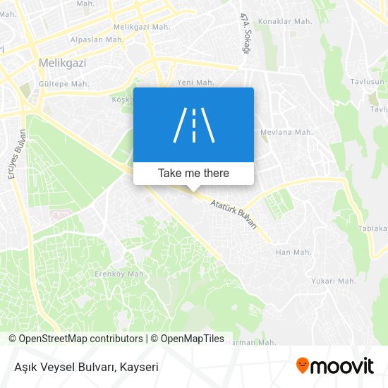Aşık Veysel Bulvarı map
