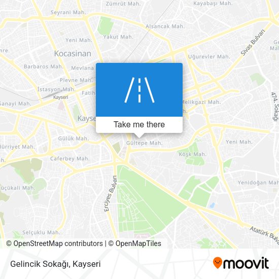 Gelincik Sokağı map