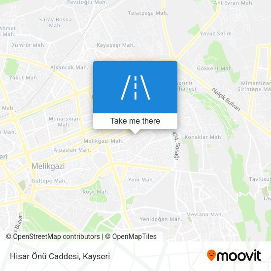 Hisar Önü Caddesi map