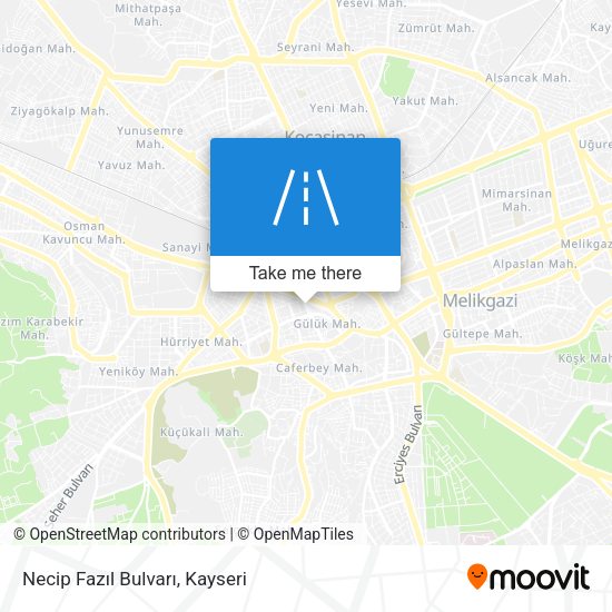 Necip Fazıl Bulvarı map