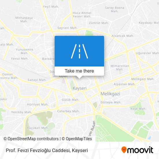 Prof. Fevzi Fevzioğlu Caddesi map