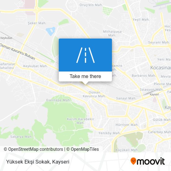 Yüksek Ekşi Sokak map