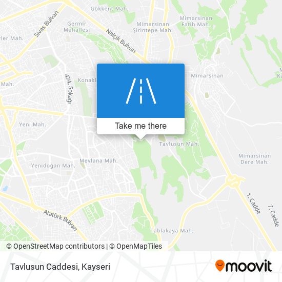 Tavlusun Caddesi map