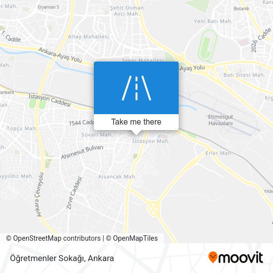 Öğretmenler Sokağı map