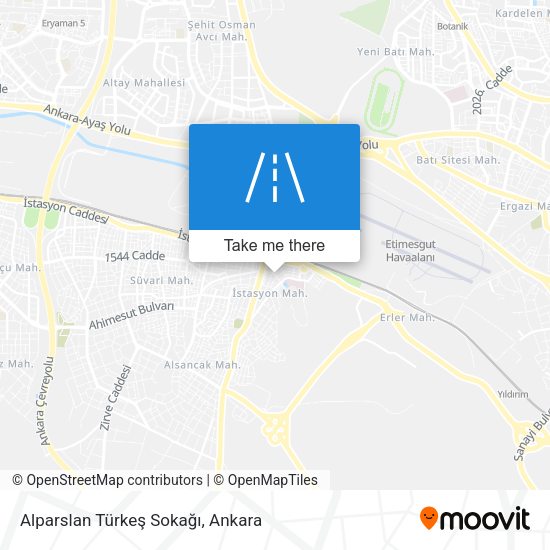 Alparslan Türkeş Sokağı map