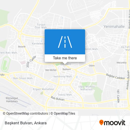 Başkent Bulvarı map