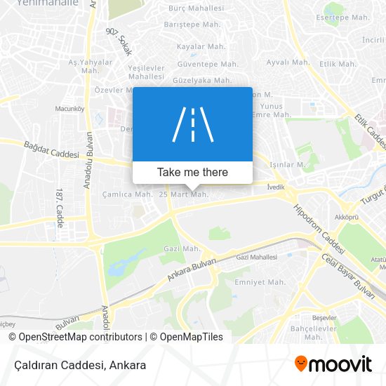 Çaldıran Caddesi map