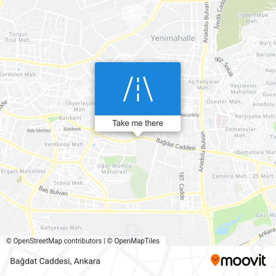 Bağdat Caddesi map