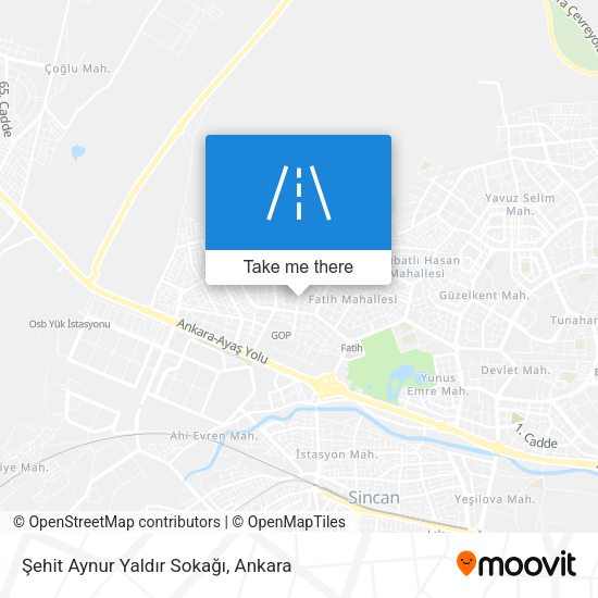 Şehit Aynur Yaldır Sokağı map