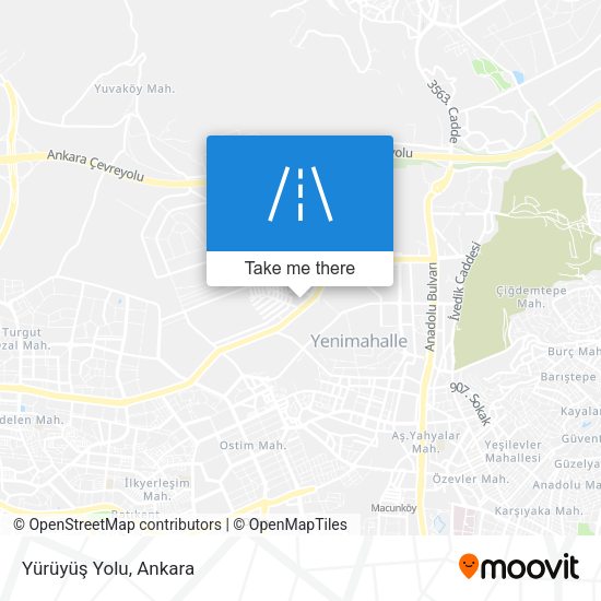 Yürüyüş Yolu map