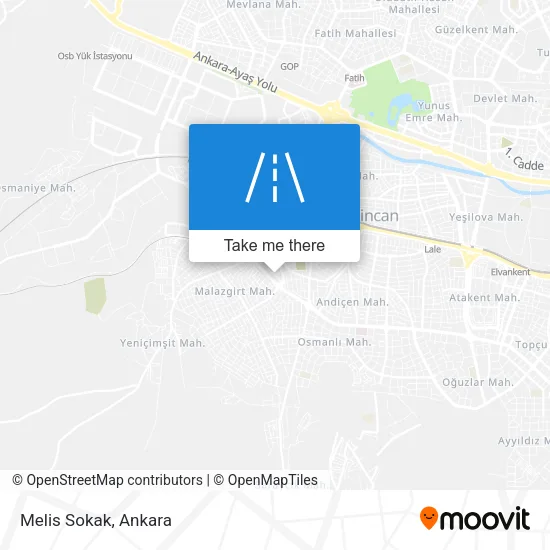 Melis Sokak map