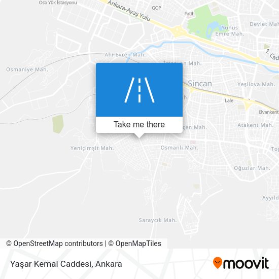 Yaşar Kemal Caddesi map