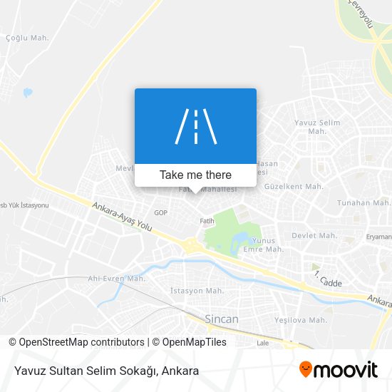 Yavuz Sultan Selim Sokağı map