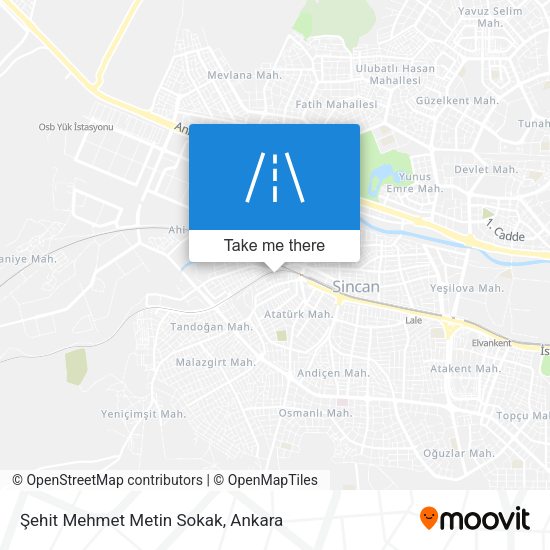 Şehit Mehmet Metin Sokak map