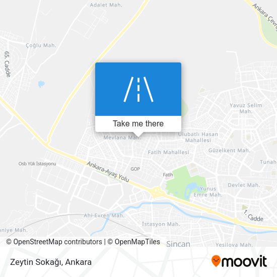 Zeytin Sokağı map