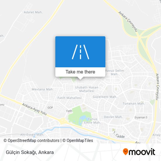 Gülçin Sokağı map