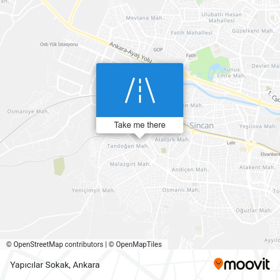 Yapıcılar Sokak map