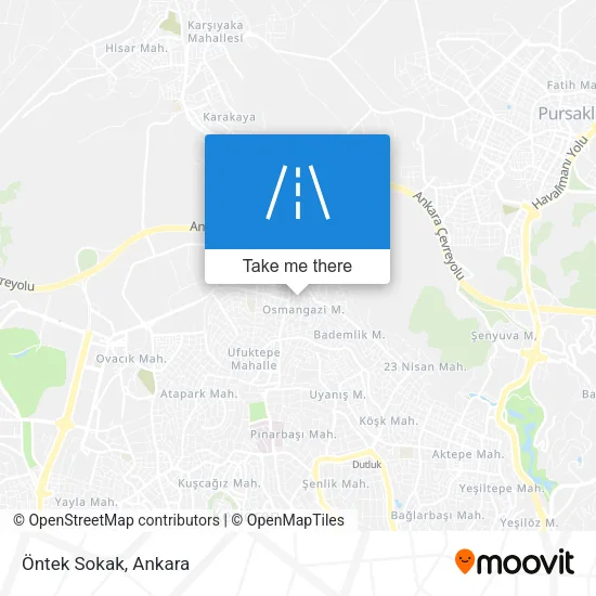 Öntek Sokak map