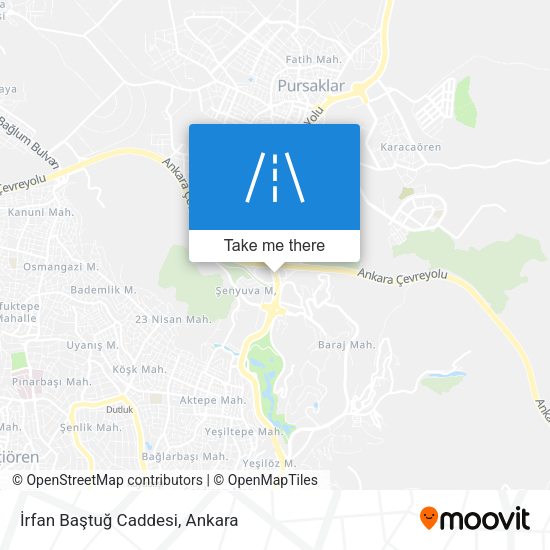 İrfan Baştuğ Caddesi map
