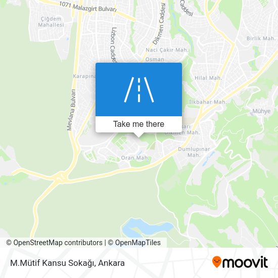 M.Mütif Kansu Sokağı map