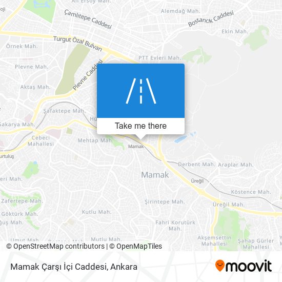 Mamak Çarşı İçi Caddesi map