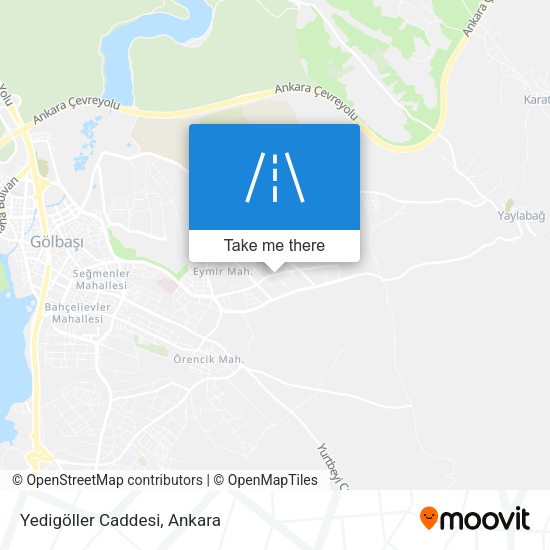 Yedigöller Caddesi map