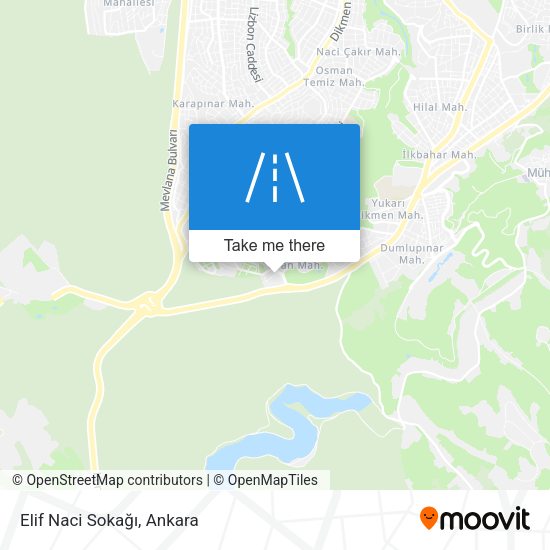 Elif Naci Sokağı map