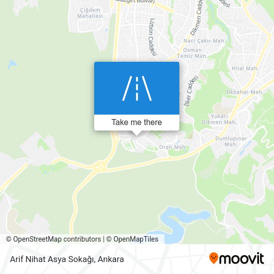 Arif Nihat Asya Sokağı map