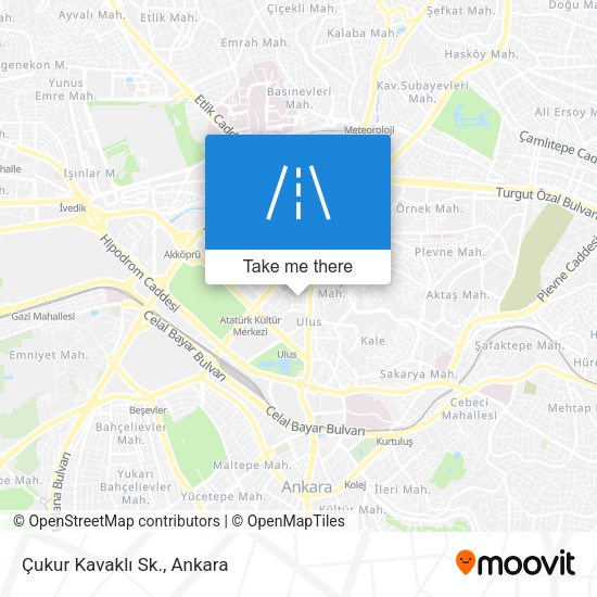 Çukur Kavaklı Sk. map
