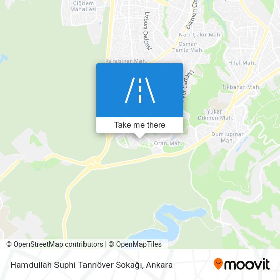 Hamdullah Suphi Tanrıöver Sokağı map
