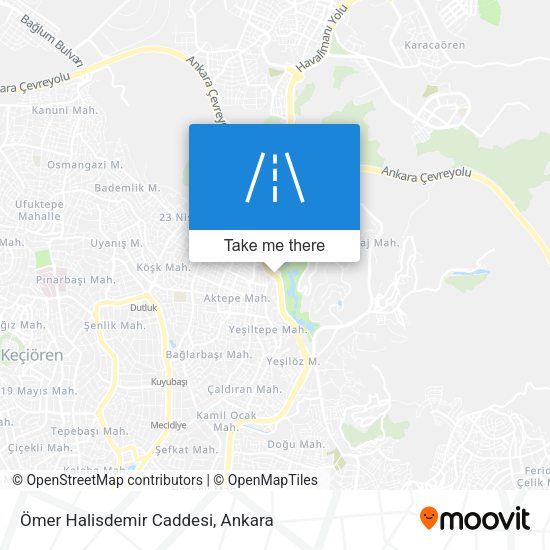 Ömer Halisdemir Caddesi map