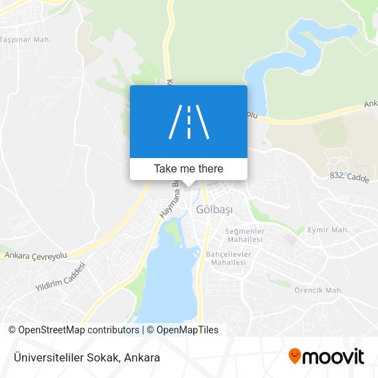 Üniversiteliler Sokak map