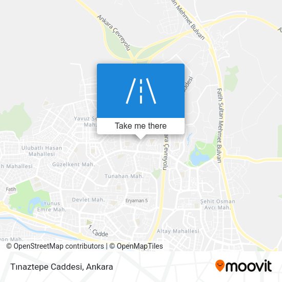 Tınaztepe Caddesi map
