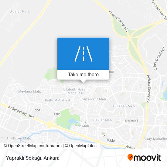 Yapraklı Sokağı map