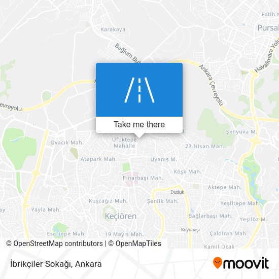 İbrikçiler Sokağı map