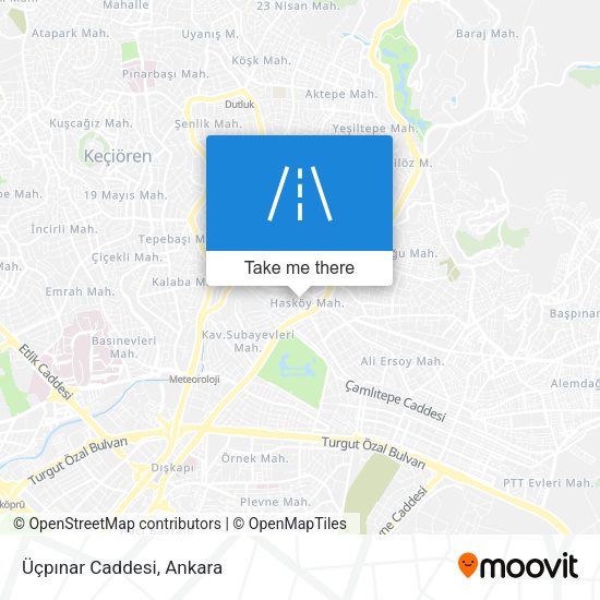 Üçpınar Caddesi map
