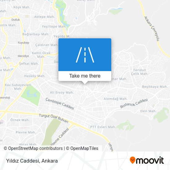 Yıldız Caddesi map
