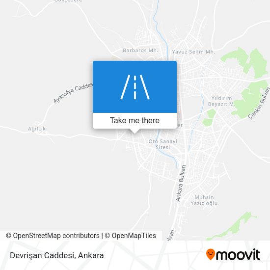 Devrişan Caddesi map