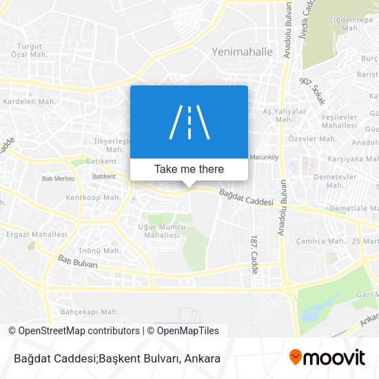 Bağdat Caddesi;Başkent Bulvarı map