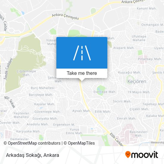 Arkadaş Sokağı map