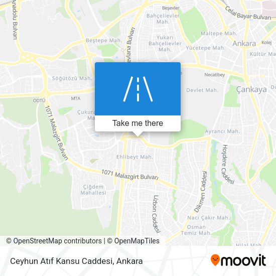 Ceyhun Atıf Kansu Caddesi map