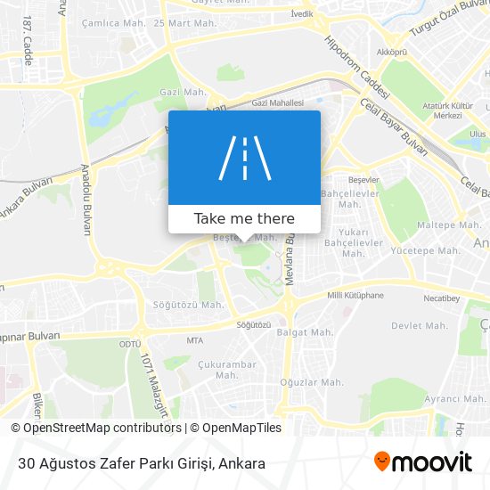 30 Ağustos Zafer Parkı Girişi map