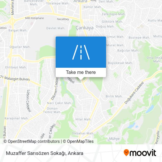 Muzaffer Sarısözen Sokağı map