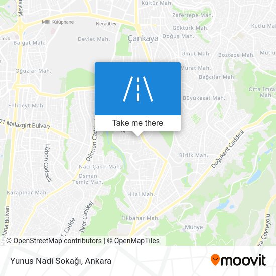 Yunus Nadi Sokağı map