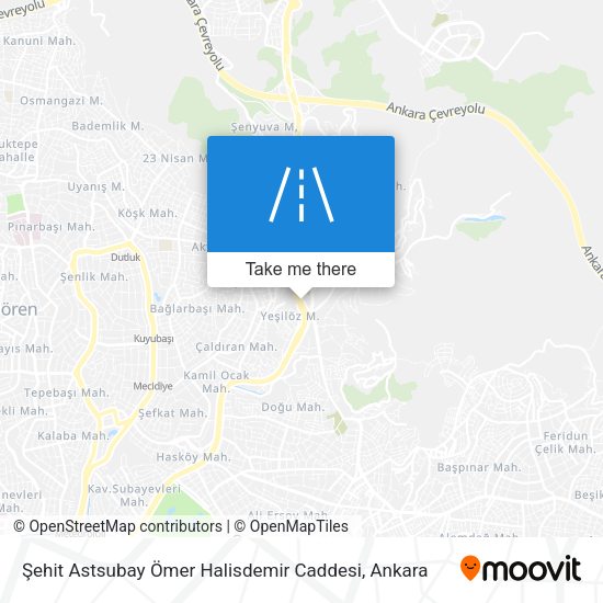 Şehit Astsubay Ömer Halisdemir Caddesi map