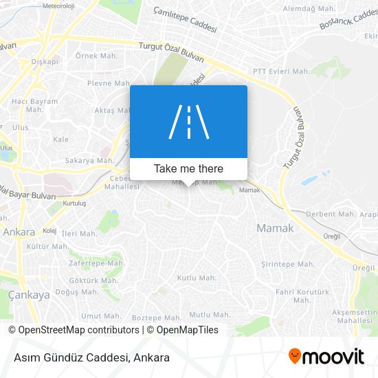 Asım Gündüz Caddesi map