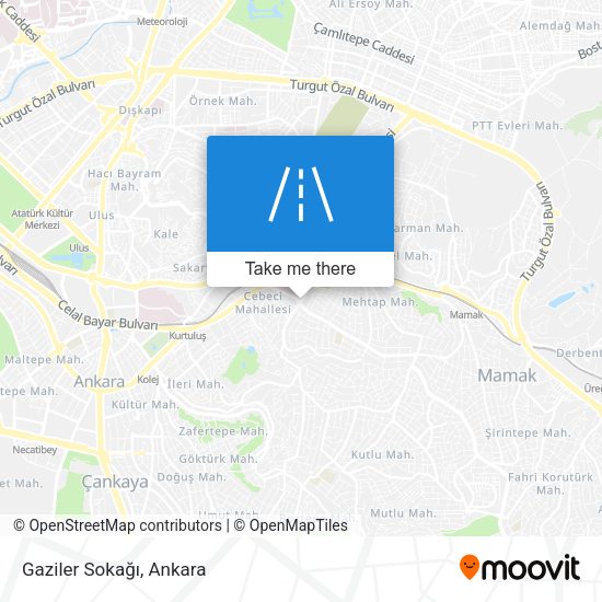 Gaziler Sokağı map